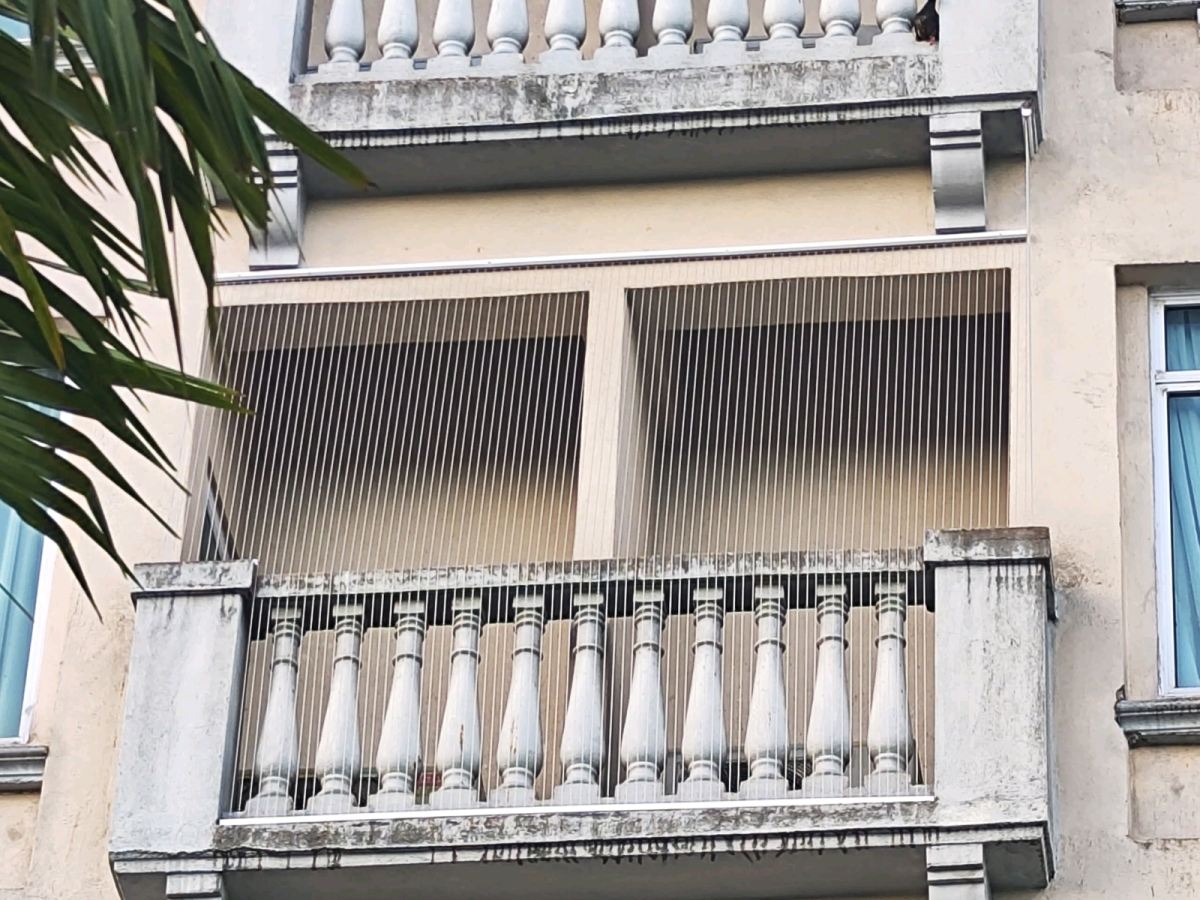 Invisible cable grille done at Hotel balcony