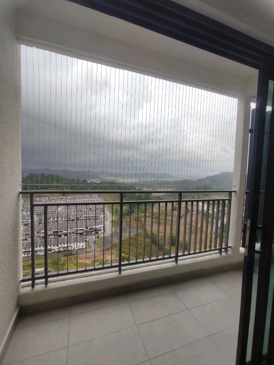 invisible cable grille done at Mori Residence