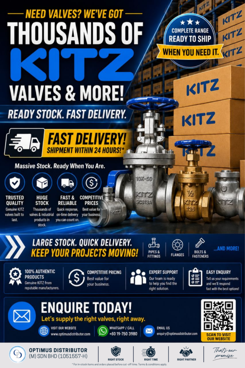 Zero Downtime, Maximum Reliability: Massive KITZ Inventory & Multi-Brand Pipeline Solutions Now Ready to Ship