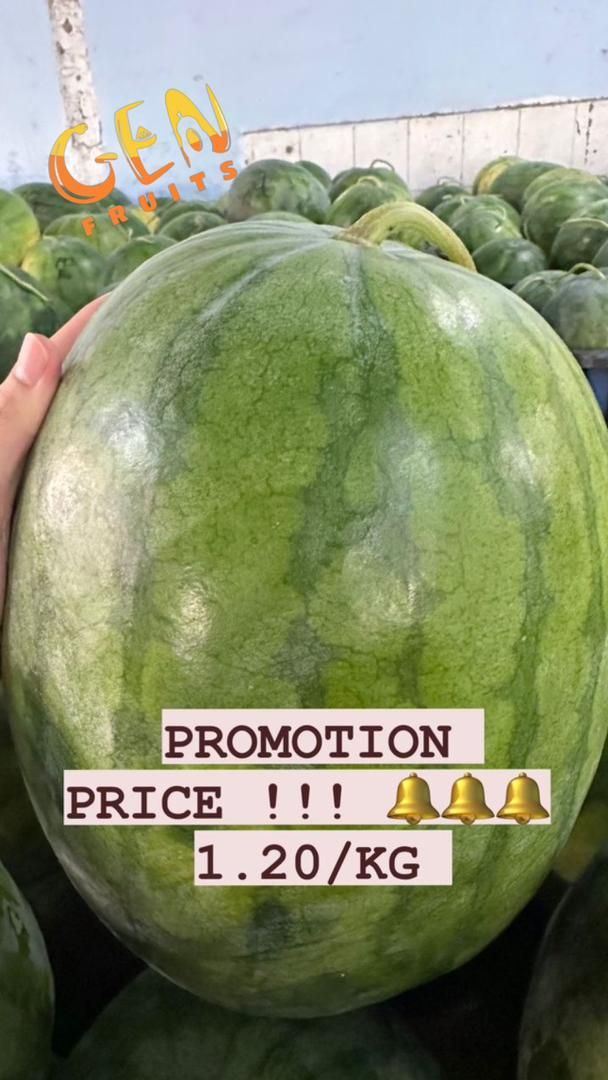🍉🎉 Don't Miss Our Juicy BO Watermelon Promotion At RM1.20/KG! 🎉🍉