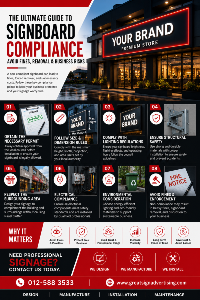 Signage Production Guide: Design, Production, Installation & Maintenance