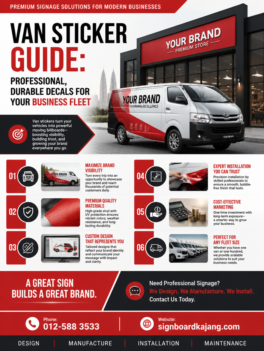 Van Sticker Guide: Professional, Durable Decals for Your Business Fleet