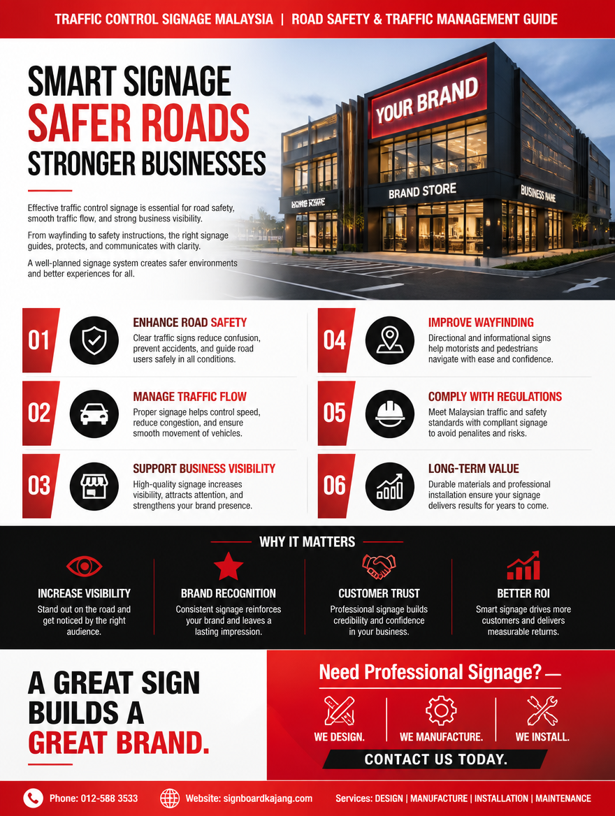 Traffic Control Signage Malaysia | Road Safety & Traffic Management Guide