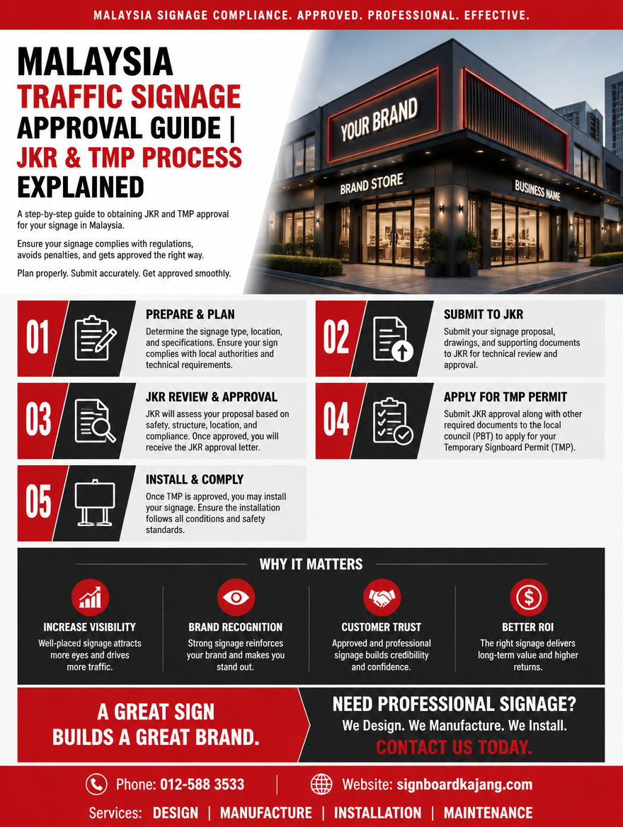 Malaysia Traffic Signage Approval Guide | JKR & TMP Process Explained