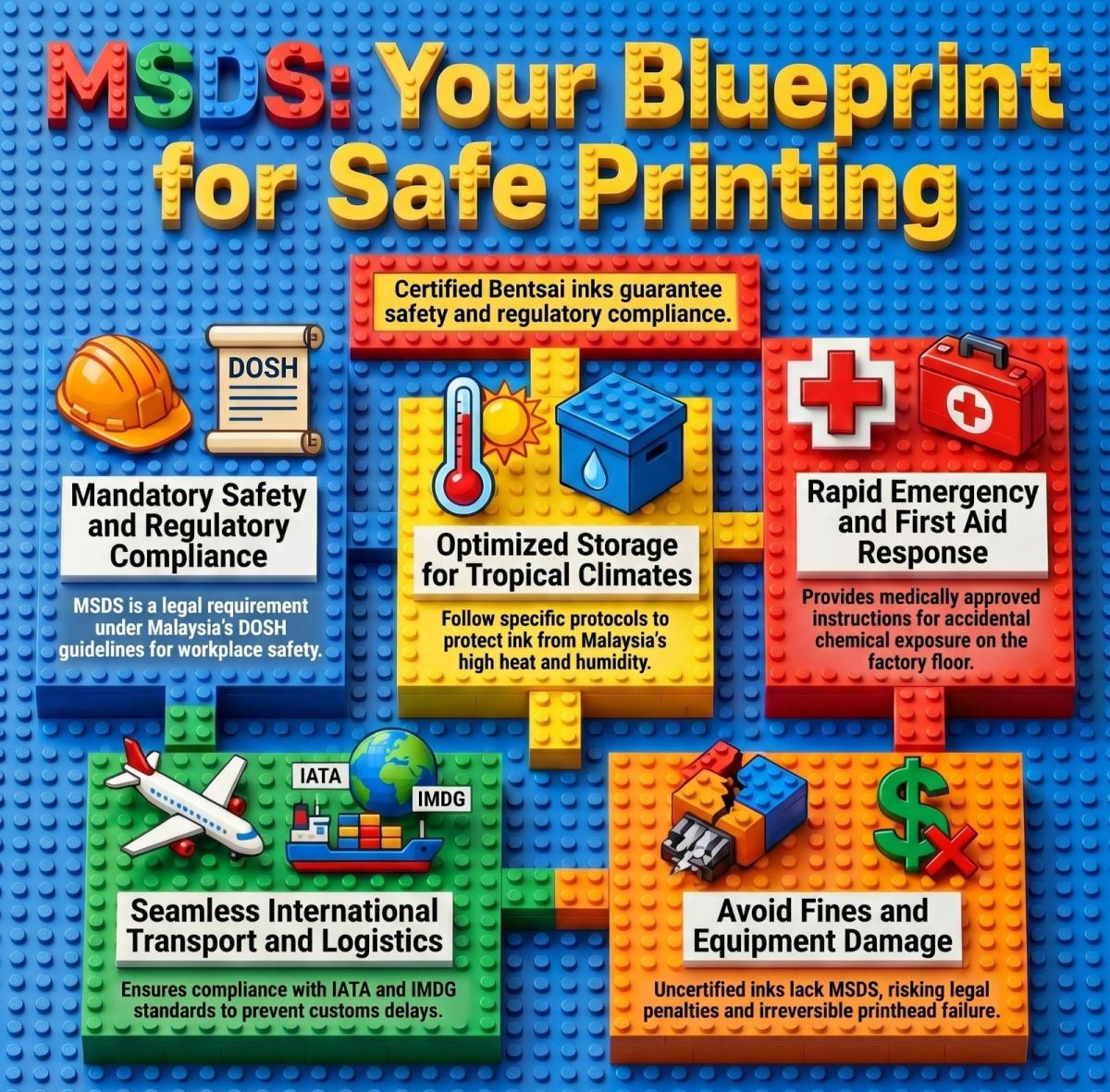 Demystifying MSDS for Industrial Inkjet Printers: Why Certified Ink Matters for Malaysian Manufacturers