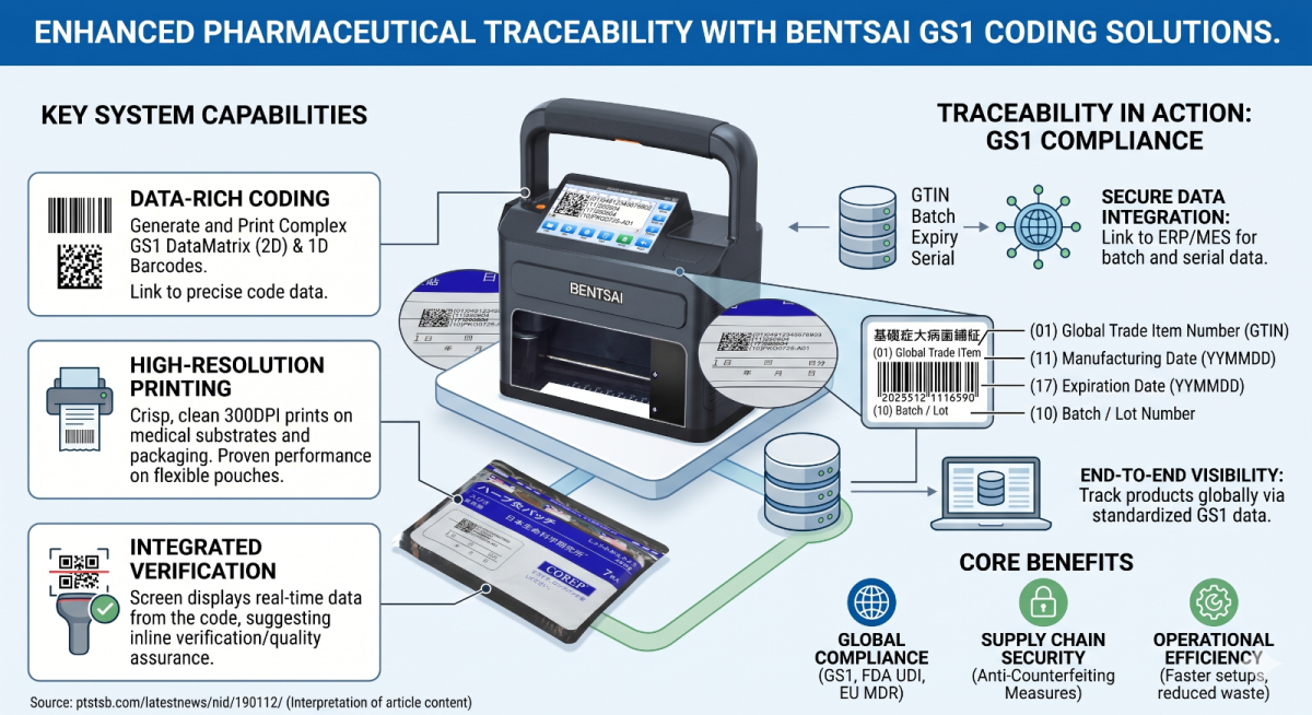 Boost Your Packaging Efficiency with the Bentsai B71 Series Handheld Inkjet Stamp Printer in Malaysia
