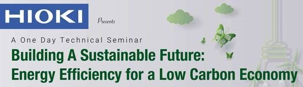 Seminar: Building A Sustainable Future: Energy Efficiency for a Low Carbon Economy
