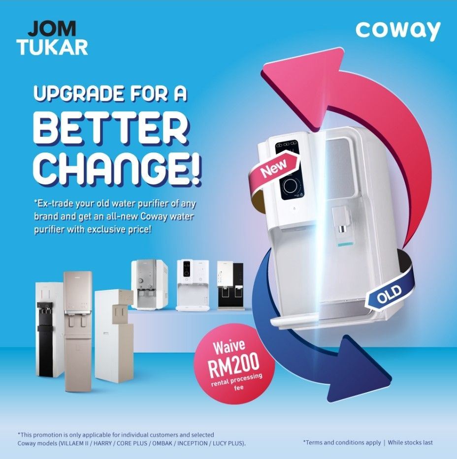 UPGRADE FOR A BETTER CHANGE Waive RM200
