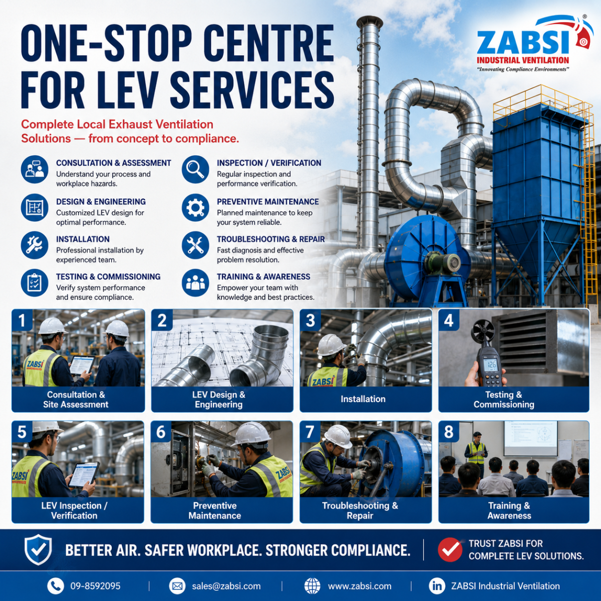 One-Stop LEV Services in Malaysia: Why Industries Need More Than Just LEV Inspection