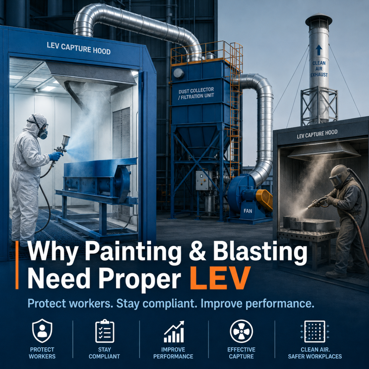 Why Every Painting and Blasting Company Needs a Proper LEV System