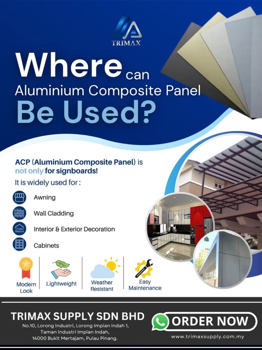 ACP (Aluminium Composite Panel) Boleh Digunakan Di Mana? 