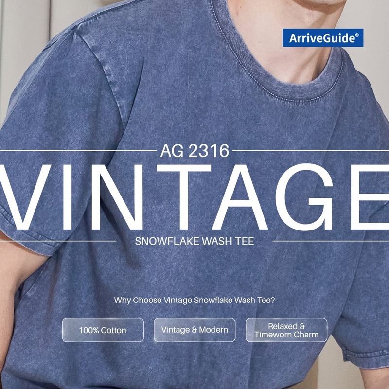 Meet the Vintage Snowflake Washed Tee AG 2316