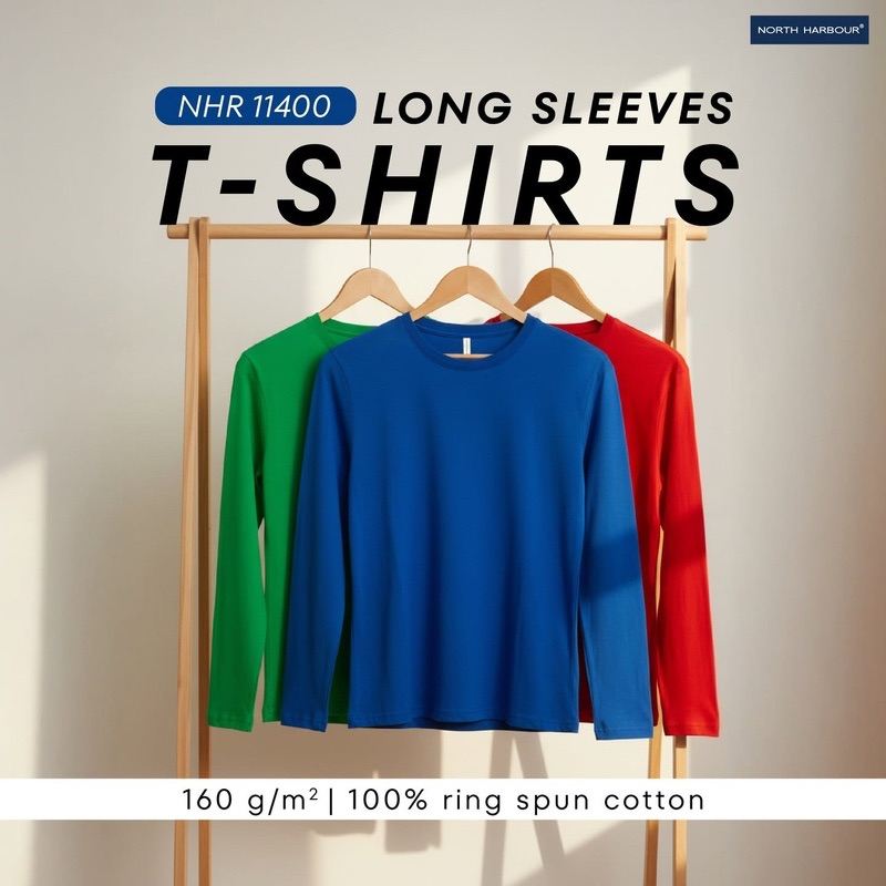 NHR 11400 Long Sleeve T Shirt by North Harbour