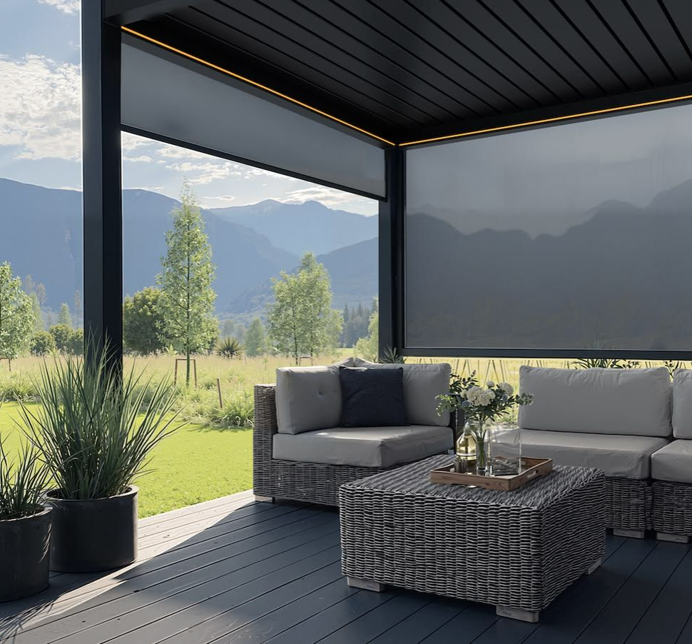 Kelebihan Outdoor Solar Roller Shades untuk Mengurangkan Haba dan Cahaya Matahari