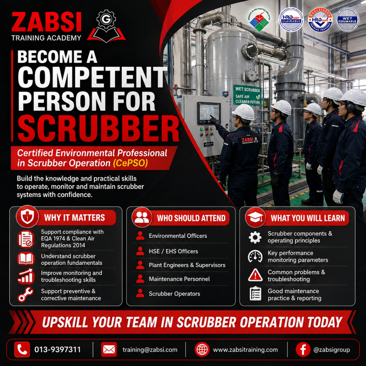 Why Malaysian Law Requires a Competent Person to Operate Your Scrubber System