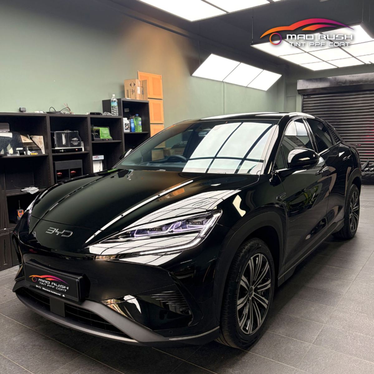 BYD Sealion 7 Full Front PPF, 10H Graphene Coating & Multi Layer Tint in Shah Alam Glenmarie | Mad Rush