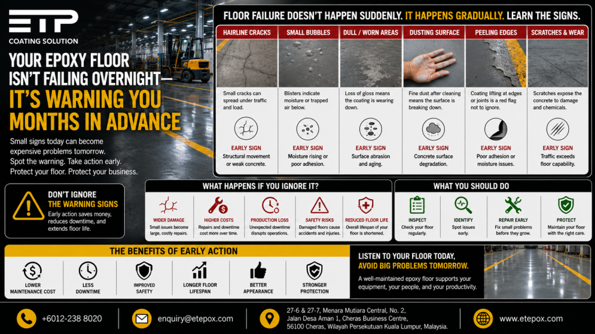 Your Epoxy Floor Isn't Failing Overnight��It's Warning You Months in Advance