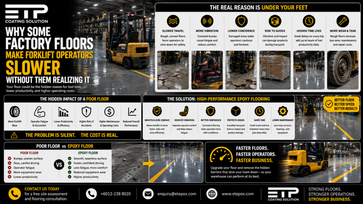 Why Some Factory Floors Make Forklift Operators Slower Without Them Realizing It