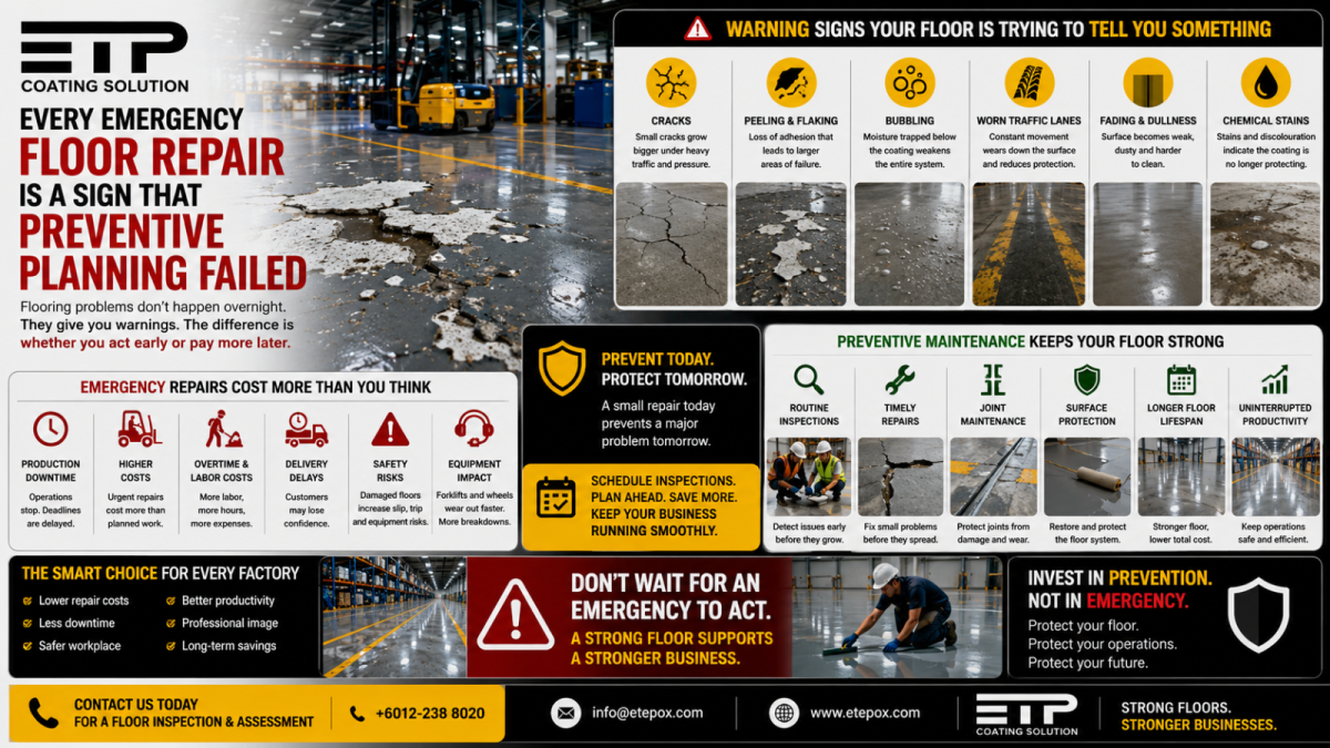 Every Emergency Floor Repair Is a Sign That Preventive Planning Failed