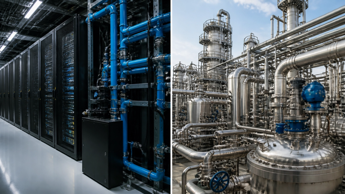 Data Center vs. Chemical Plant Cooling: Two Worlds, One Engineering Question