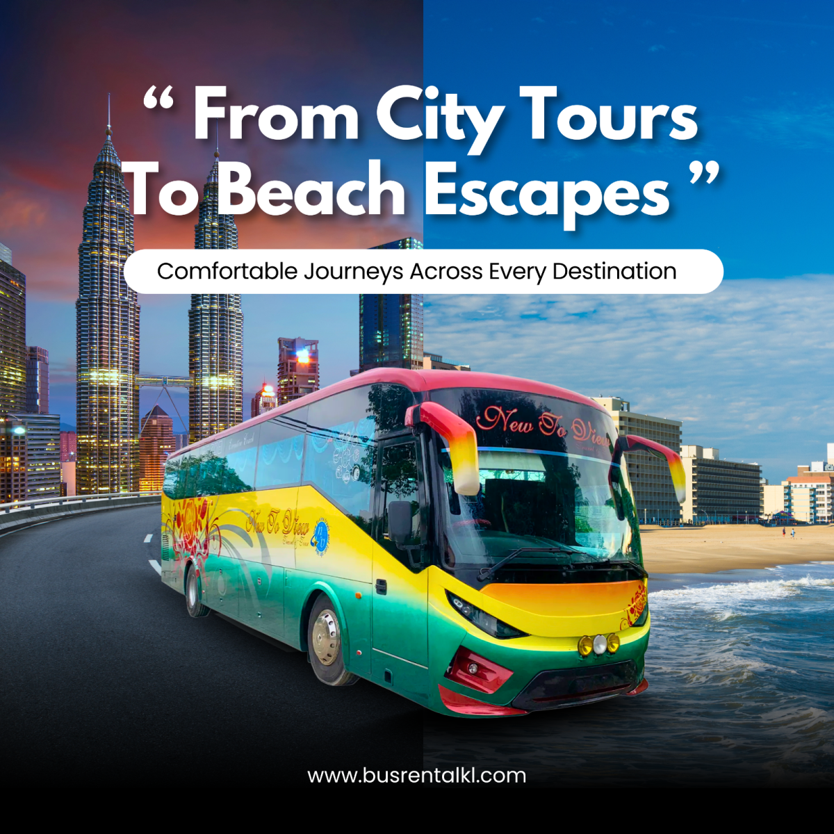 Ultimate Guide to Beach & Island Tours in Malaysia: Travel Comfortably from Kuala Lumpur to Mersing, Terengganu & Kelantan with New To View Travel & Tour Sdn Bhd