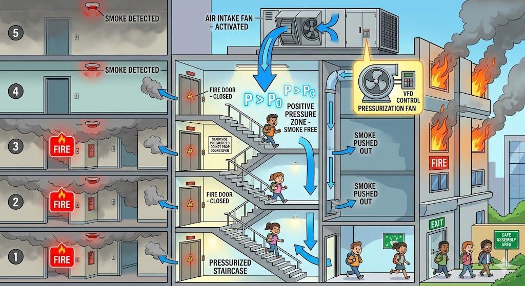 Enhancing Building Safety with Advanced Staircase Pressurization Systems