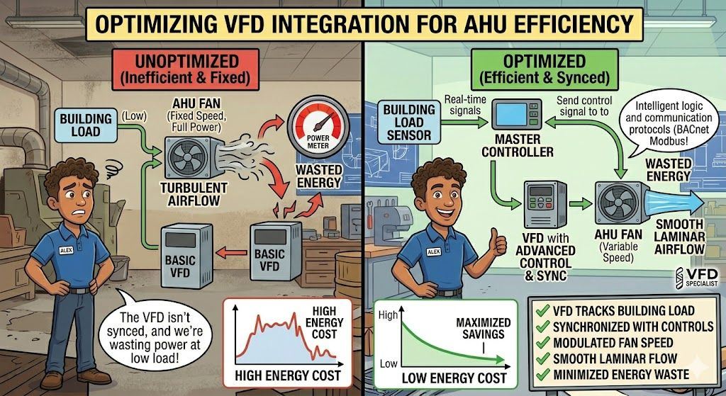 Optimizing Variable Frequency Drive Integration for AHU Efficiency