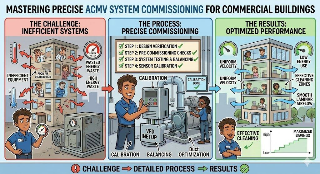 Mastering Precise ACMV System Commissioning for Commercial Buildings
