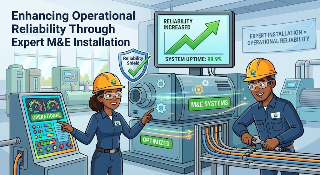 Enhancing Operational Reliability Through Expert M&E Installation