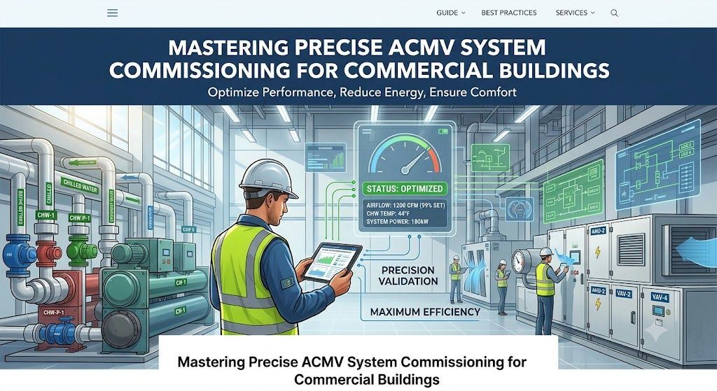 Mastering Precise ACMV System Commissioning for Commercial Buildings