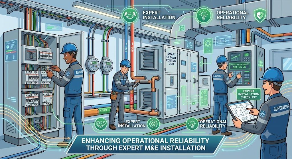 Enhancing Operational Reliability Through Expert M&E Installation