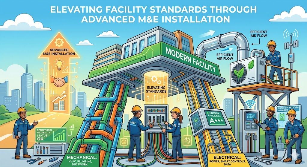 Elevating Facility Standards Through Advanced M&E Installation
