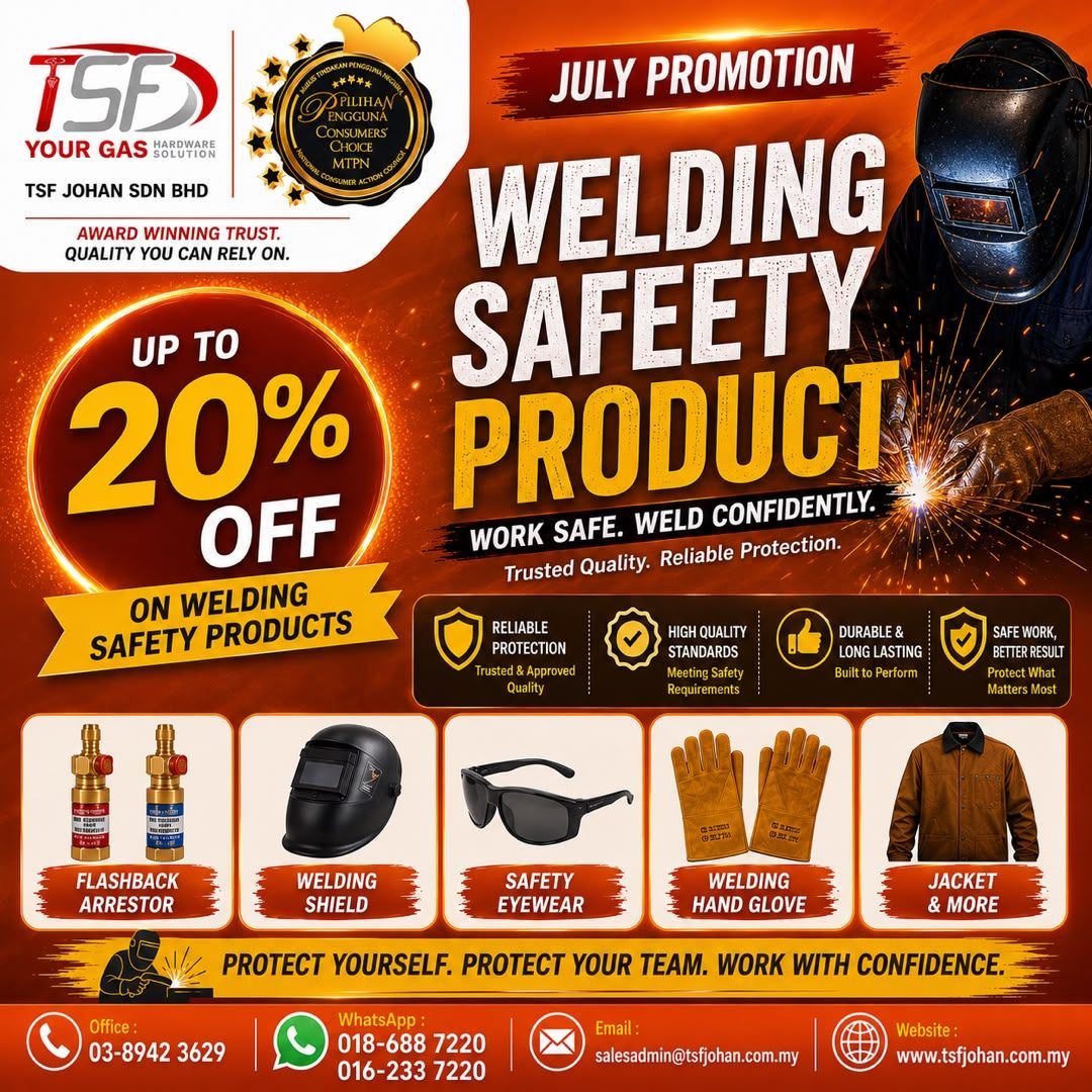 �� JULY PROMOTION   WELDING SAFETY PRODUCTS