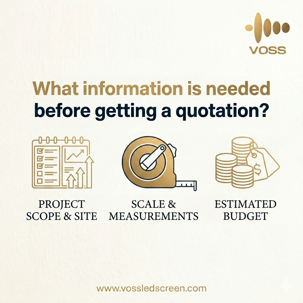 What information is needed before getting a quotation?