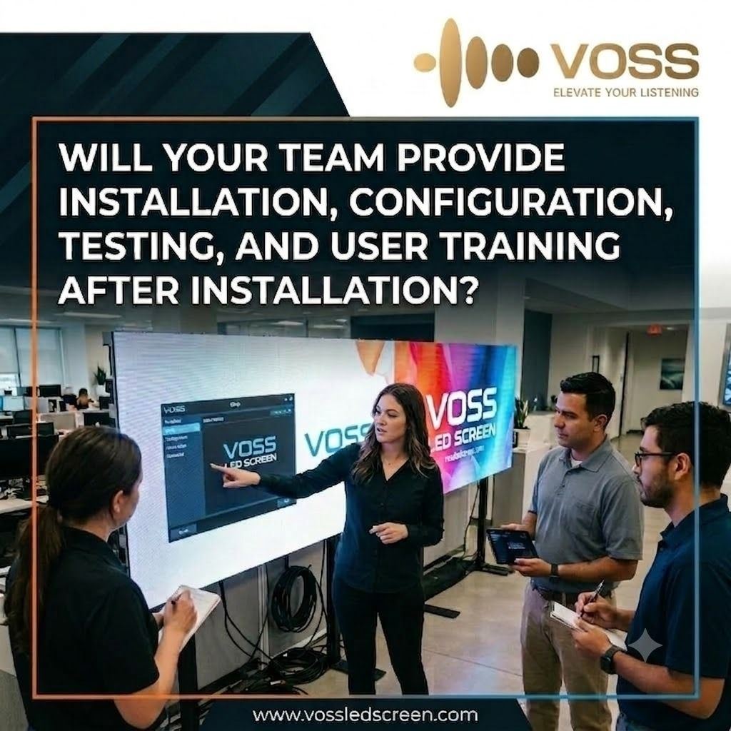 Will your team provide installation, configuration, testing and user training after installation?
