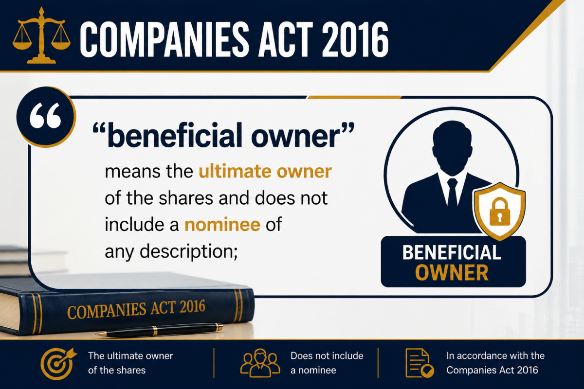 COMPANIES ACT 2016 - Beneficial Owner ��2016 �깫˾���� ʵ��������