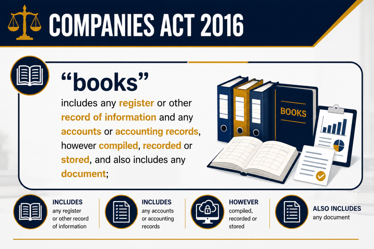 COMPANIES ACT 2016 - Books ��2016 �깫˾��������