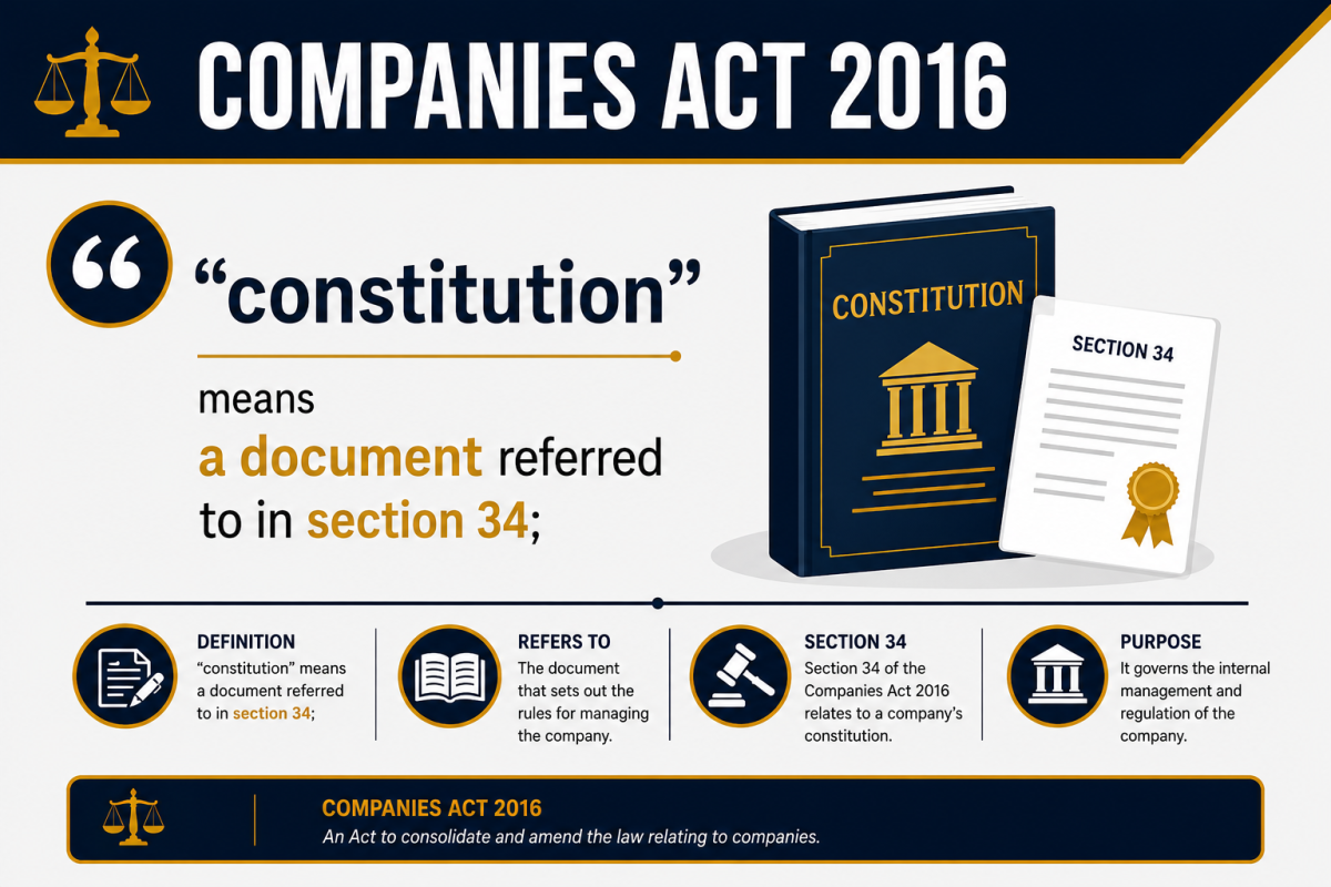 COMPANIES ACT 2016 - constitution ��2016 �깫˾����- ��˾�³�