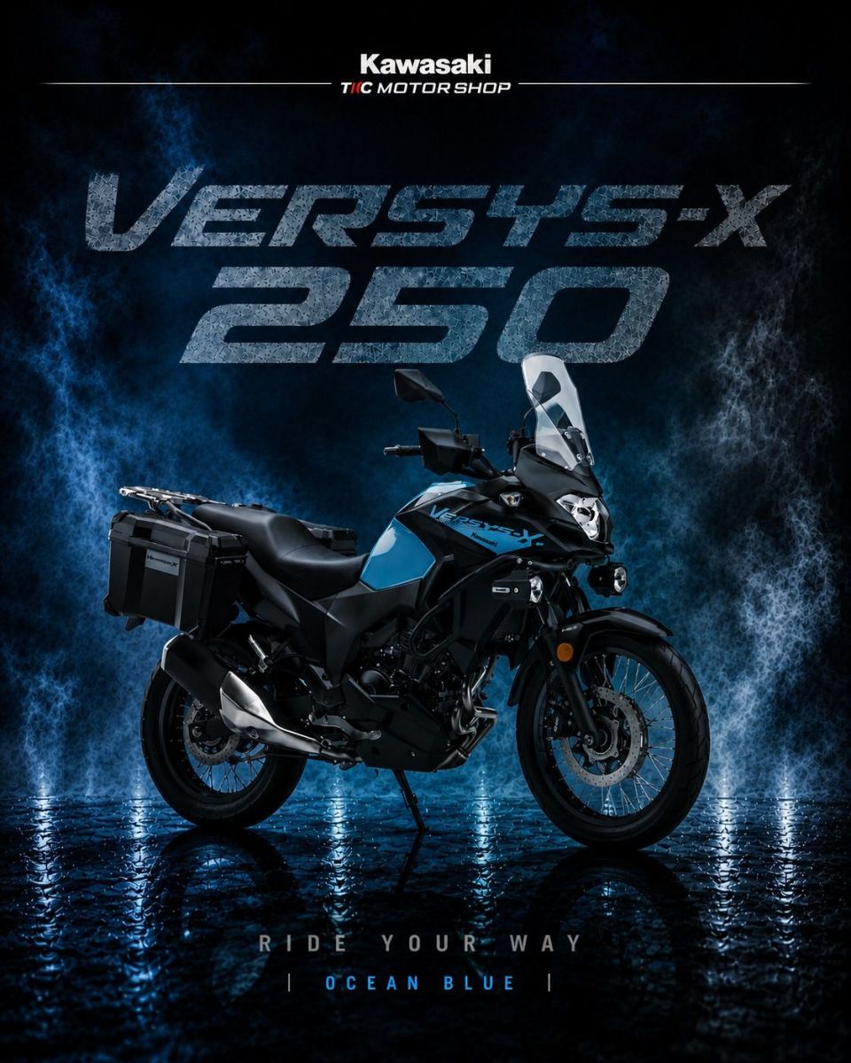 Kawasaki Versys250 with new color choice
