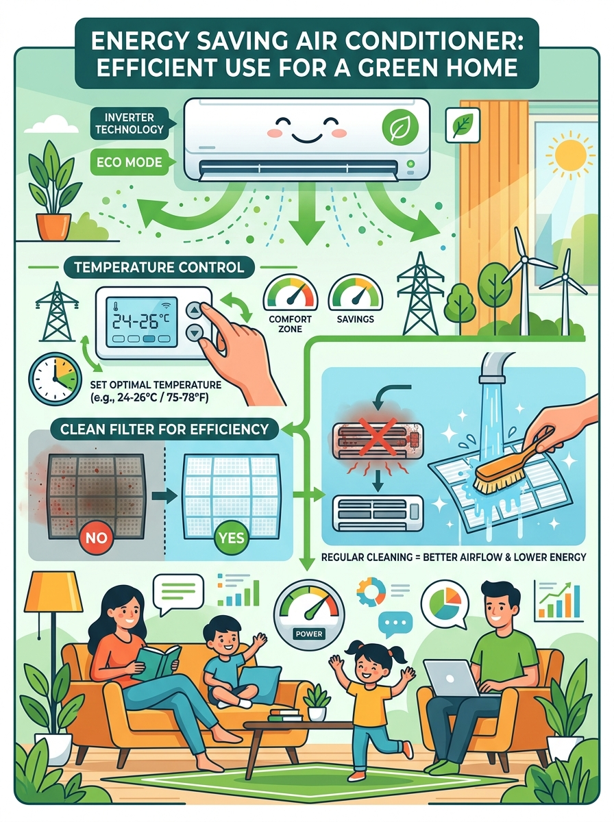 Cara Menjimatkan Penggunaan Elektrik Aircond : Tips Kurangkan Bil Elektrik di Rumah