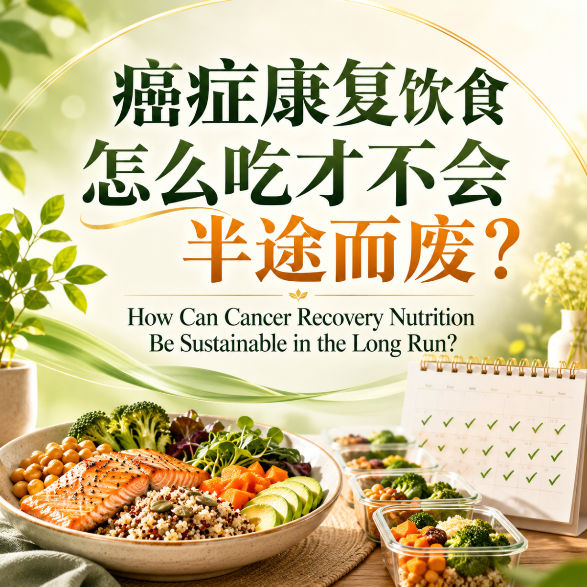 How Can Cancer Recovery Nutrition Be Sustainable in the Long Run?
