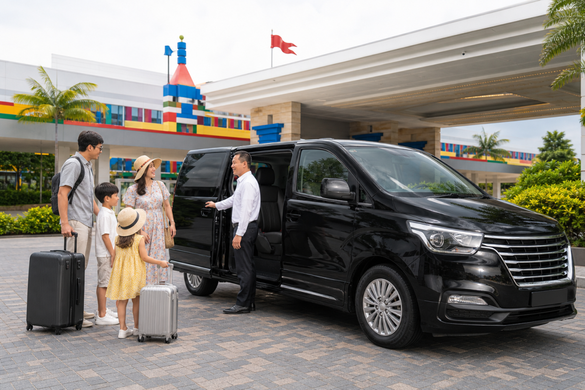 Singapore to Legoland Malaysia Private Car for Families with Children and Luggage