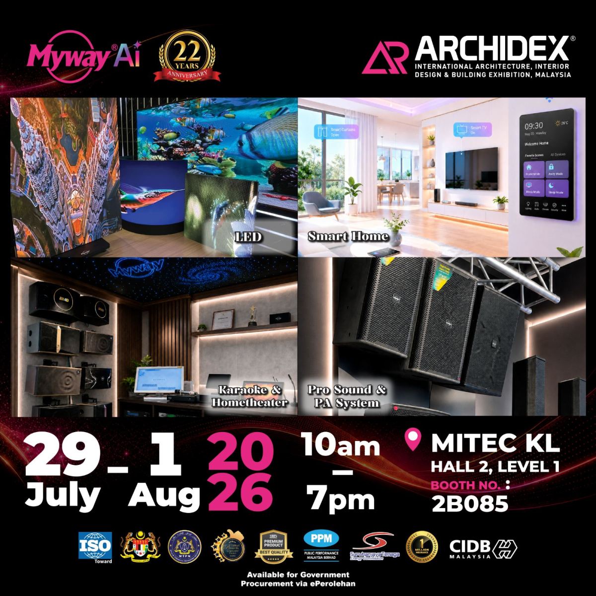 Myway Technology di ARCHIDEX 2026