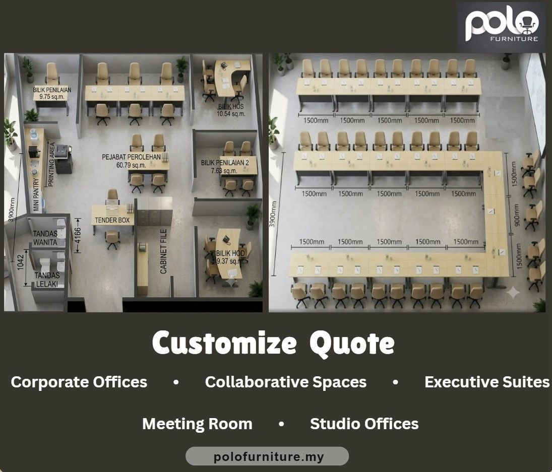 Custom Meeting & Discussion Office Table Quotes in Malaysia 