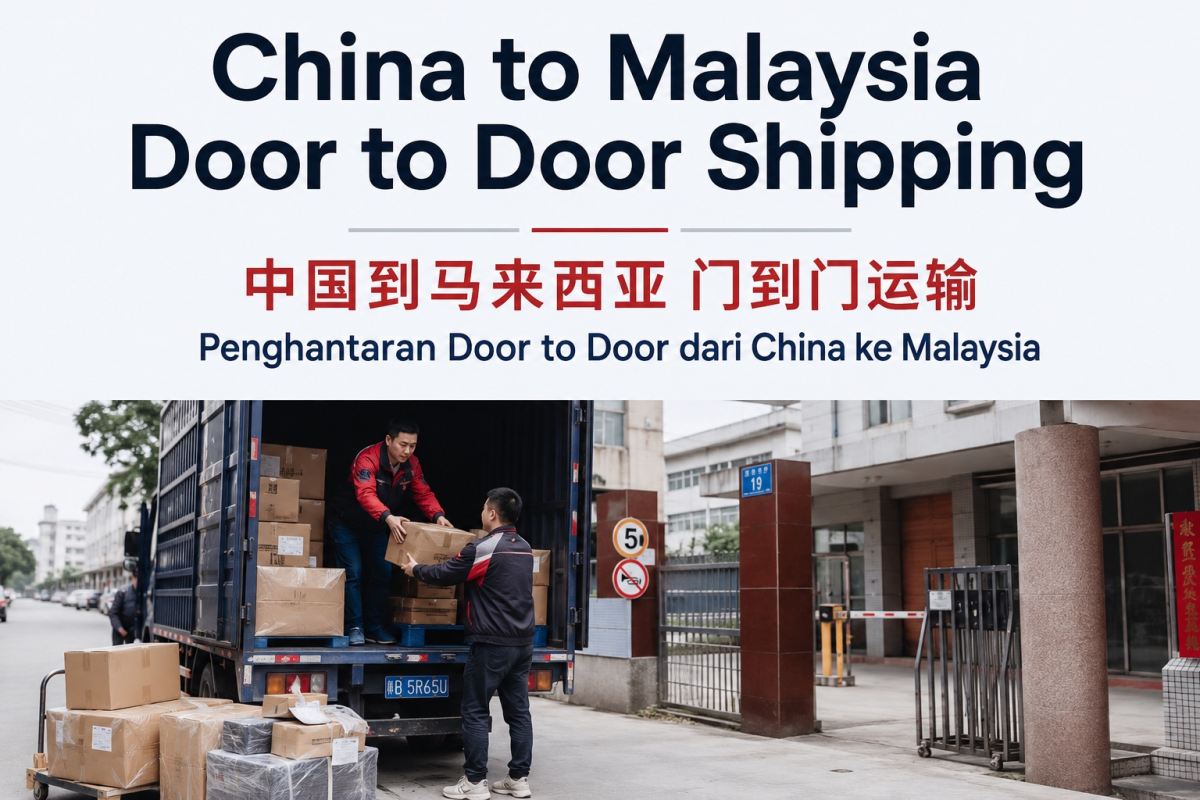 Penghantaran Door-to-Door China ke Malaysia Pengambilan, Pelepasan Kastam & Penghantaran Akhir
