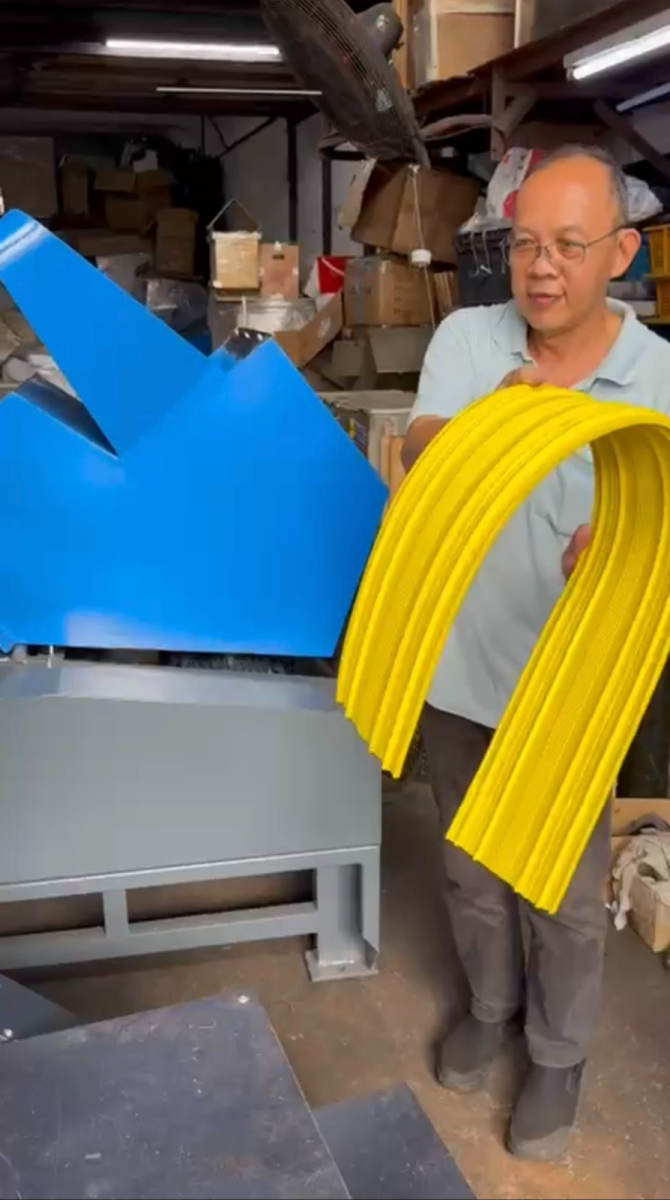 Successful Plastic Crusher Machine Demo Testing for Malaysian Client