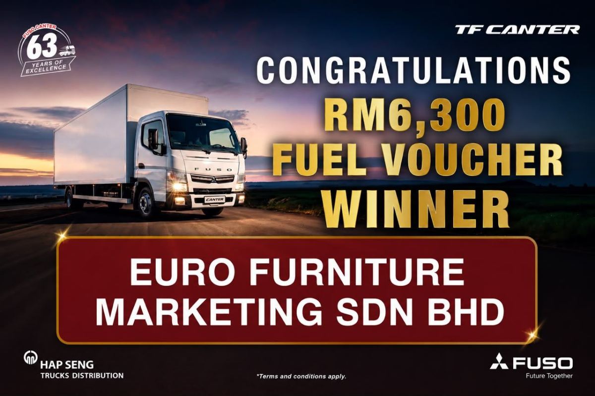 Congratulations to Our RM6,300 Fuel Voucher Winner!