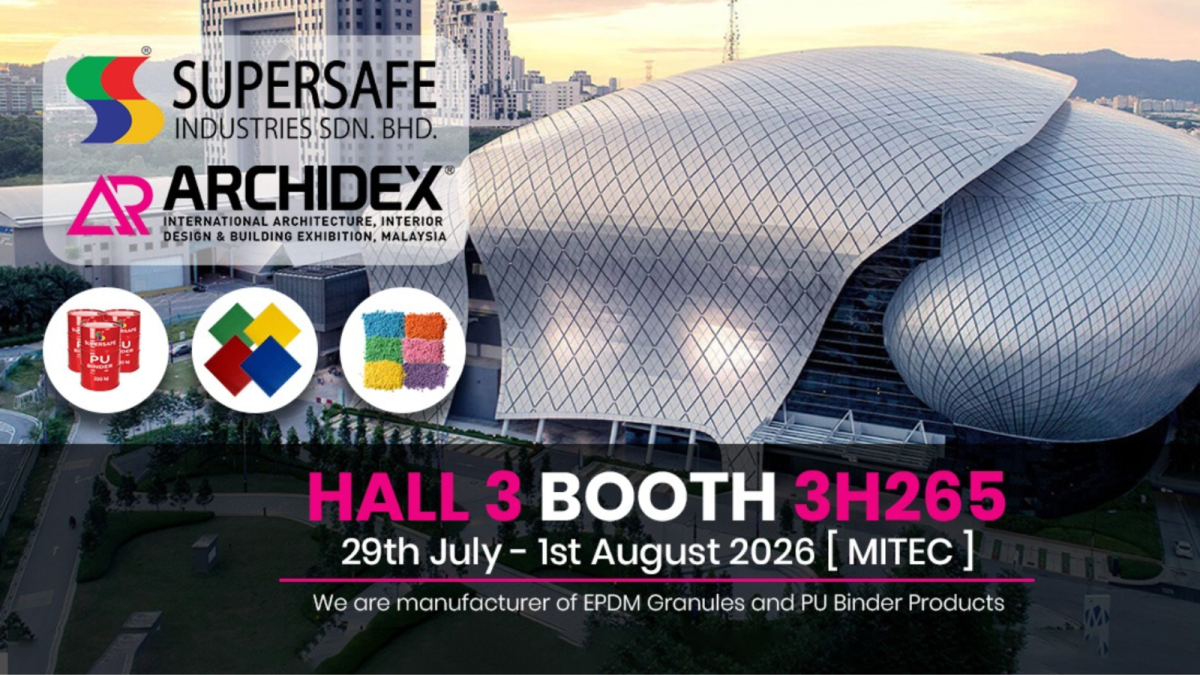 Supersafe Industries Rubber Flooring at ARCHIDEX Malaysia 2026