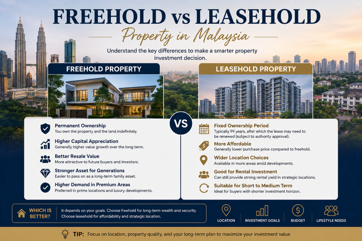 Freehold vs Leasehold Property in Malaysia: Which Is the Better Investment? (2026 Guide)
