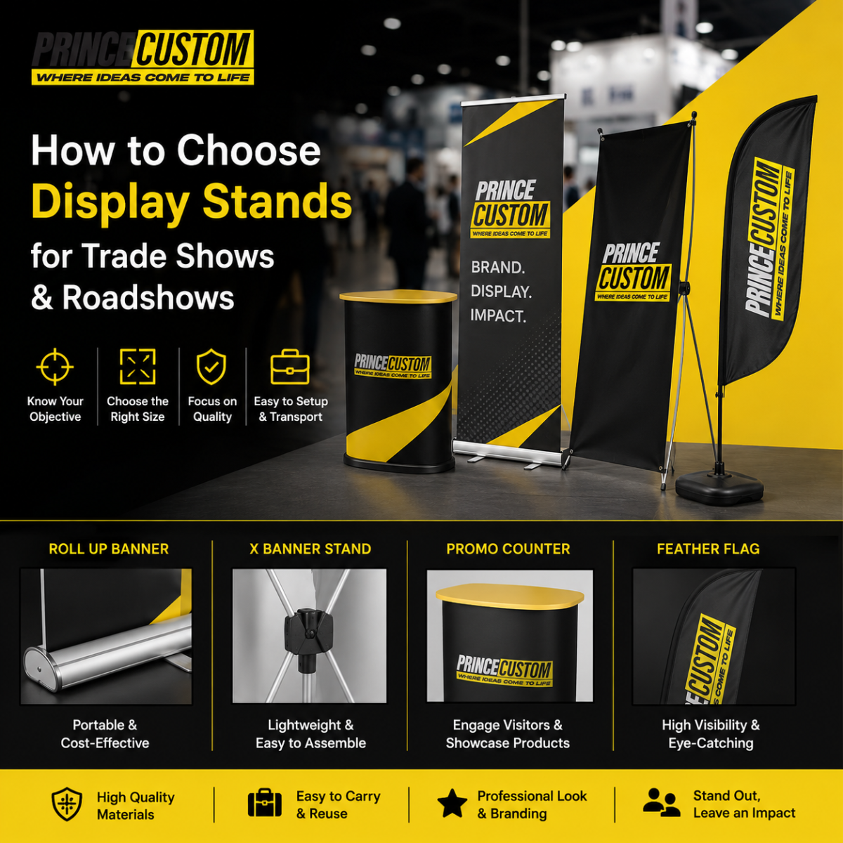 How to Choose the Right Display Stand for Trade Shows and Roadshows in Malaysia